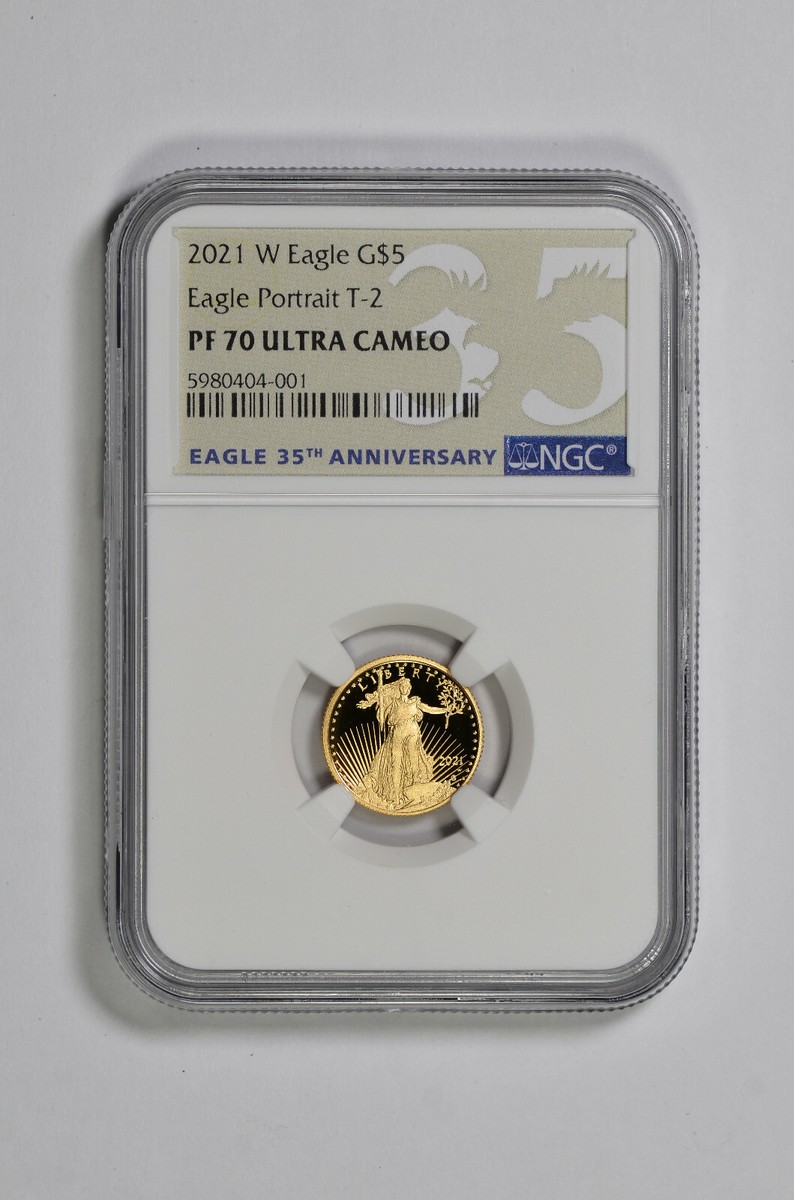 2021年 50セントコイン PF70 ULTRA CAMEO bullionshark-2021-w-gdollar50-