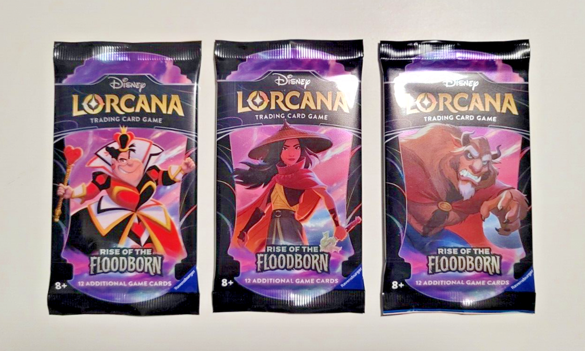 best lorcana booster box DIsney - Set of 3 Rise of the Floodborn Packs (All Arts) Each Disney Lorcana Booster Boxes are restocking at