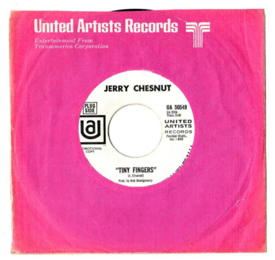 JERRY CHESNUT - TINY FINGERS / BET YOUR SWEET LIFE. U.S. 1969 ORIG  7'' PROMO.N/M