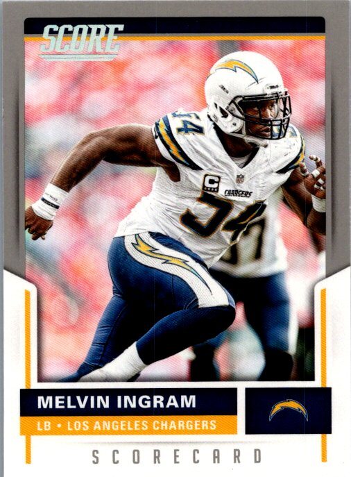 2017 Score #159 Melvin Ingram Scorecard