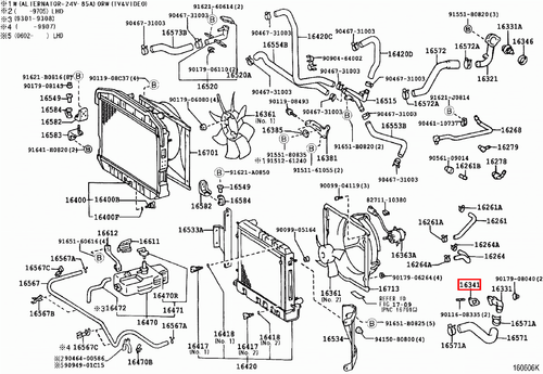 Genuine LandCruiser 75 70 Series 1HZ 1PZ Radiator Top Hose Water Outlet Gasket - Picture 6 of 20