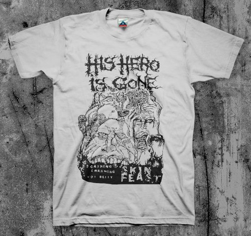 His Hero Is Gone 'Skinfeast' T Shirt - 第 3/8 張圖片