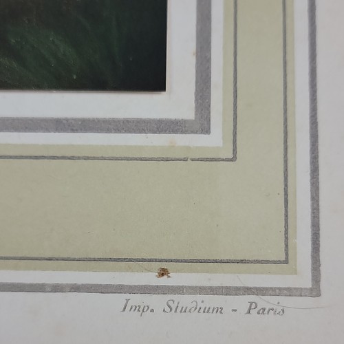 1916 Hand-colored Lithograph of Pastorale Francais Boucher made by lmp. Sludinm - Picture 9 of 13