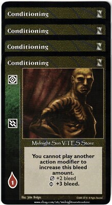 Conditioning x4 Keepers of Tradition V:TES VTES Vampire CCG
