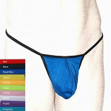 K3431 Hot Sexy Mens Strig Posing Thong Contoured Pouch Underwear