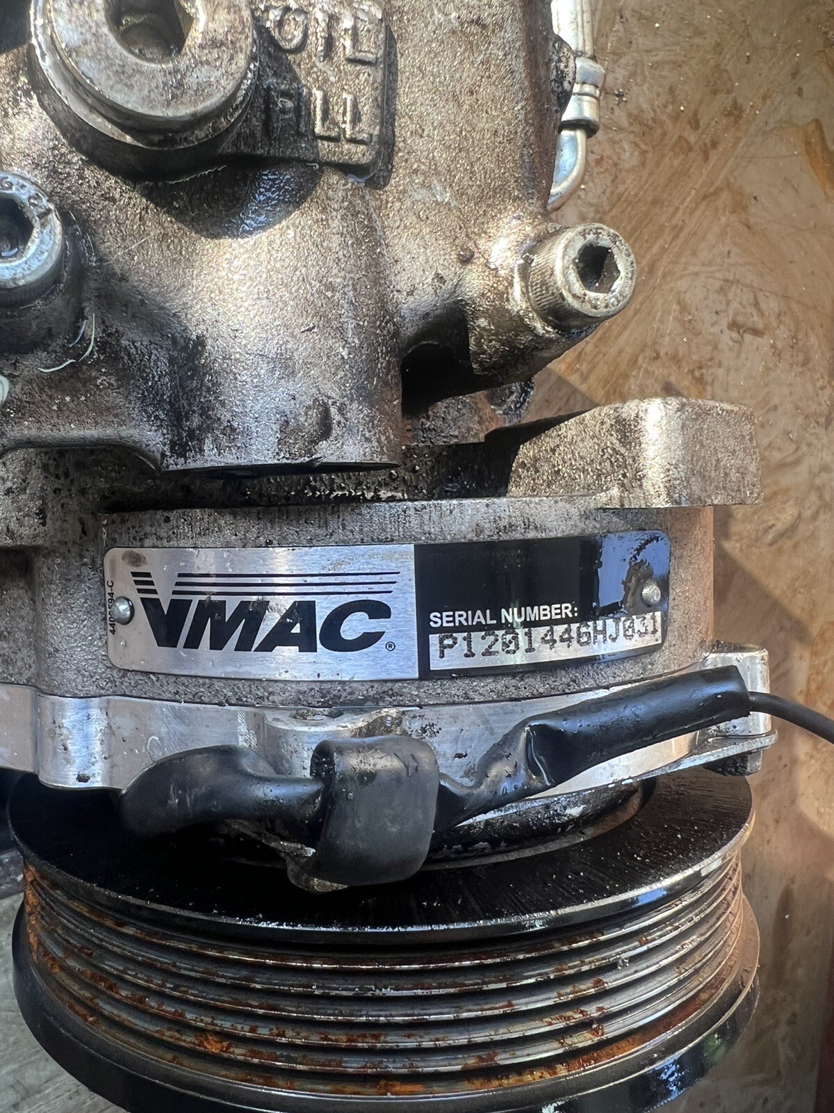 Used Vmac Compressor VMAC air Compressor Welder | eBay
