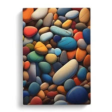 Pebbles Digital Canvas Wall Art Print Framed Picture Decor Living Room Bedroom