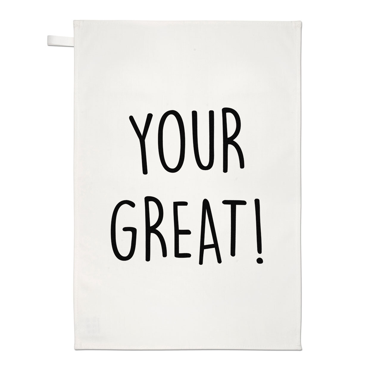 Your Great Bad Grammar Funny Tea Towel Joke Funny Teacher Sarcasm Love Gift