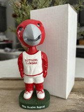 SCARLET RAPTOR Rutgers University Camden NJ New Jersey SGA Mascot Bobblehead NIB