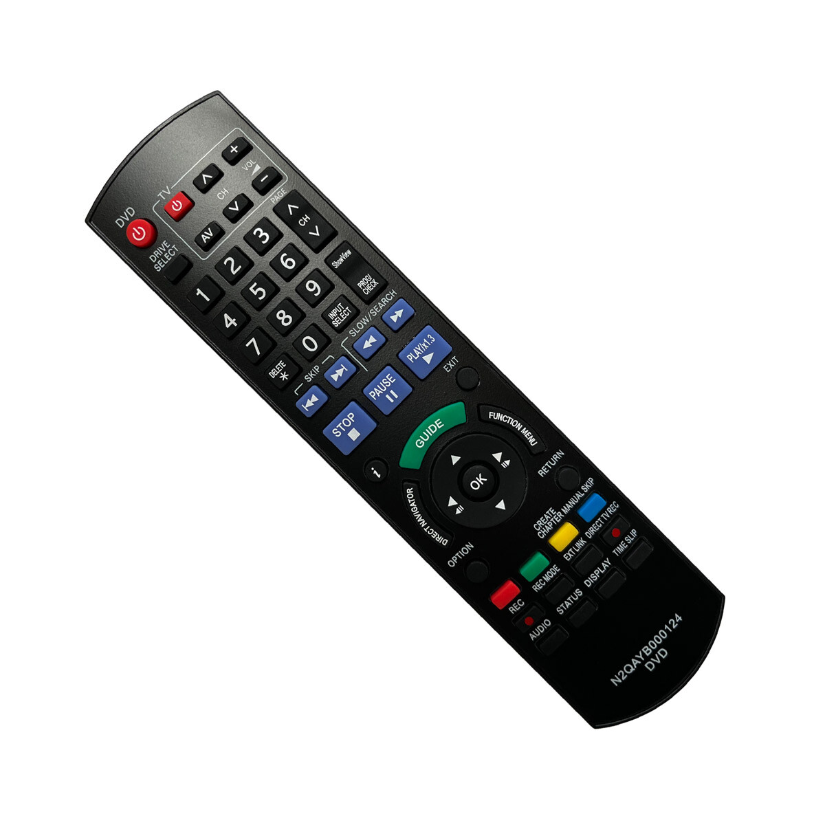 Thumbnail - Ersatz Fernbedienung Für Panasonic Dmr-eh68ep-k Dvd Player