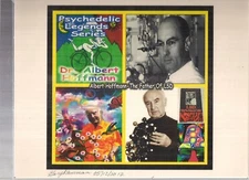  Albert Hoffmann  Blotter Art Print Gary Damman Signed Dated Bicycle Day