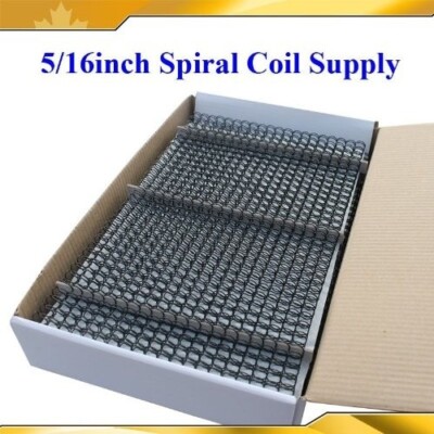 Wire Coil Supply 5/16inch 7.9mm 100sheets for Binder Machine 36-50 Pages Note