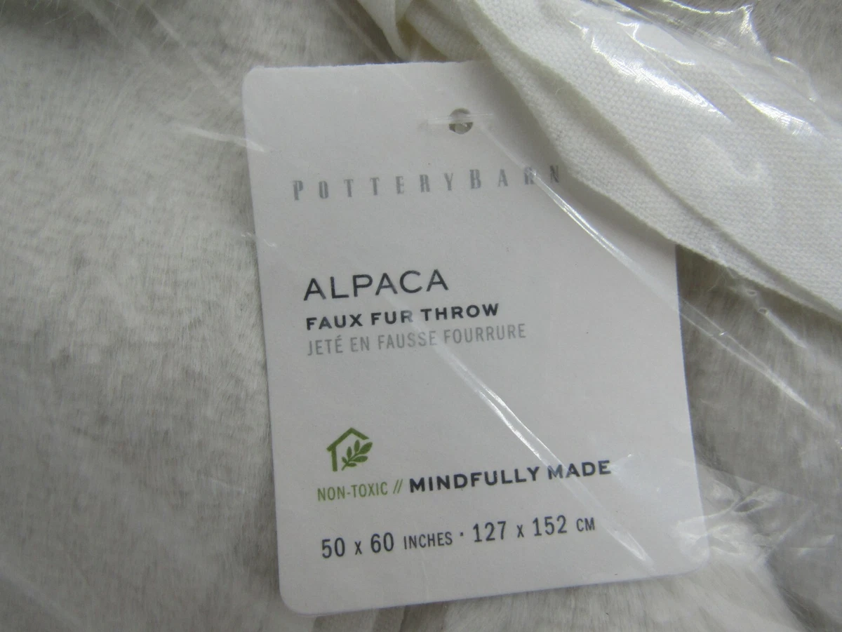 Pottery barn alpaca throw sale