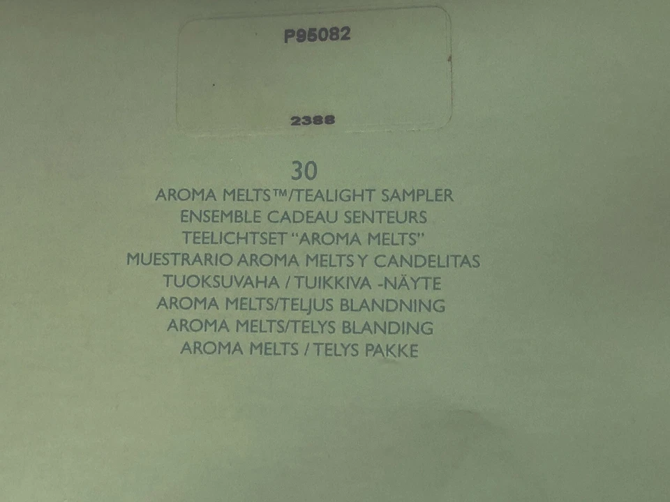 Vintage PartyLite 6 Aroma Melts & 24 Tea Light Candle Set Retired Scents - Image 4 of 4