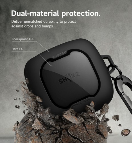 Funda protectora Suritch para auriculares SHOKZ OpenFit Air cubierta resistente a prueba de golpes - Imagen 17 de 48