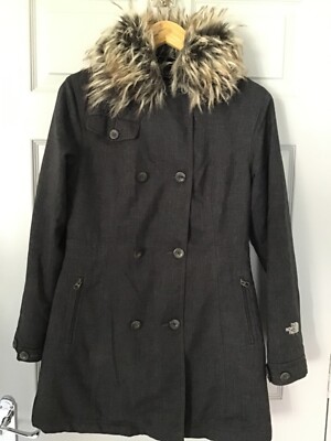 The North Face Primaloft Zweireiher Mantel Gr. Small abnehmbarer Kragen sehr guter Zustand