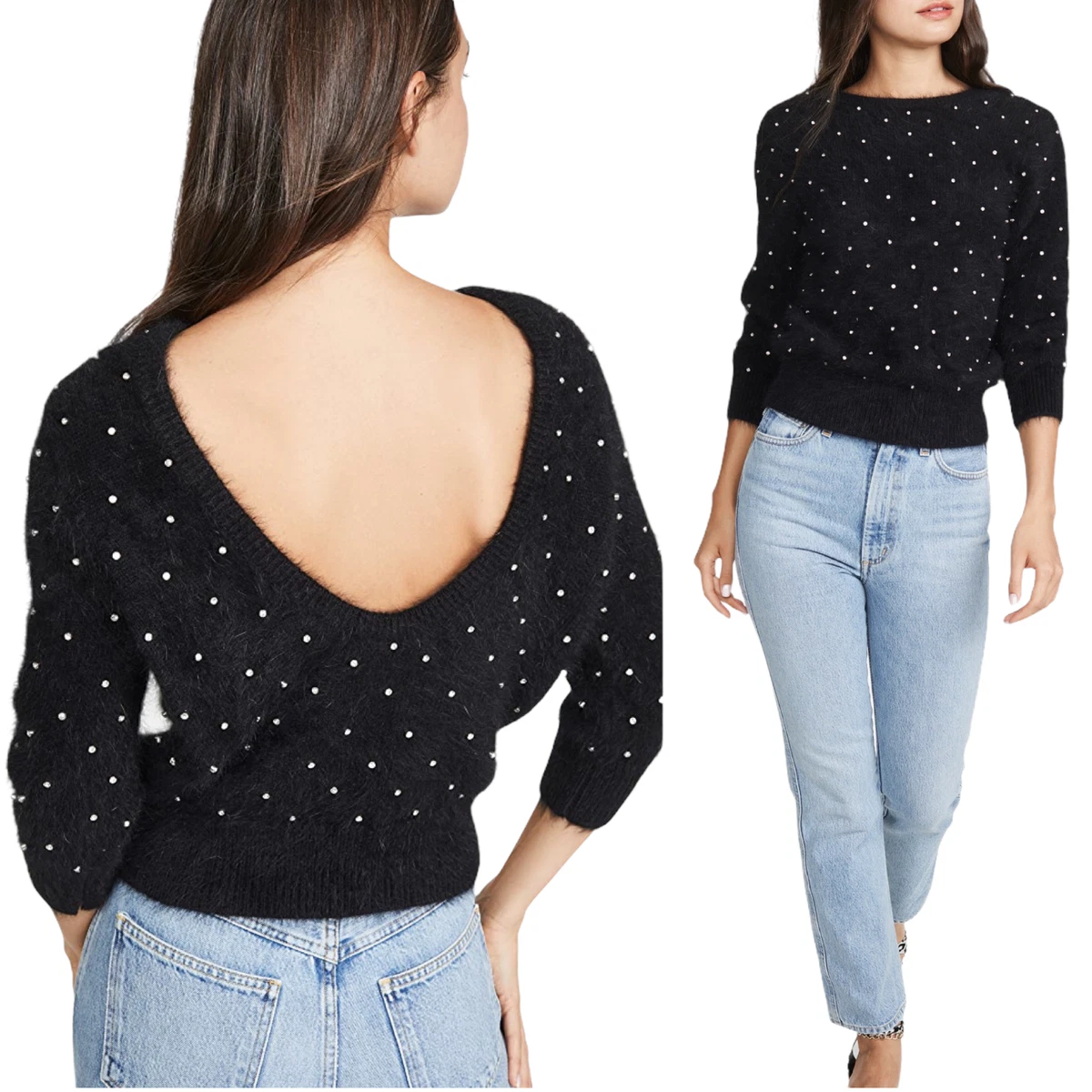 Pull angora noir clearance