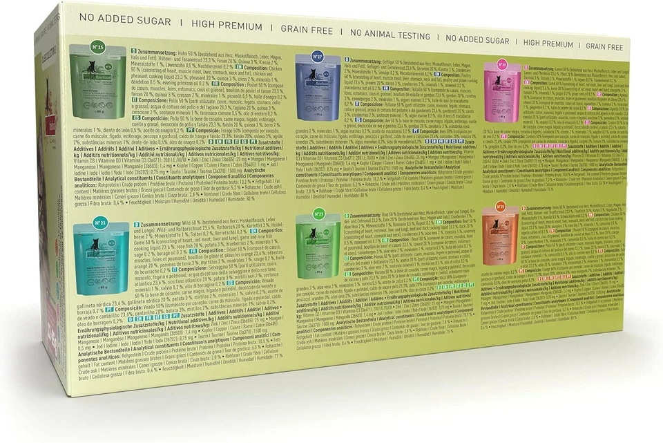 Catz finefood Multipack 2, 12 x 85g Beutel, Feinkost Katzenfutter nass, Sorten - Bild 3 von 4