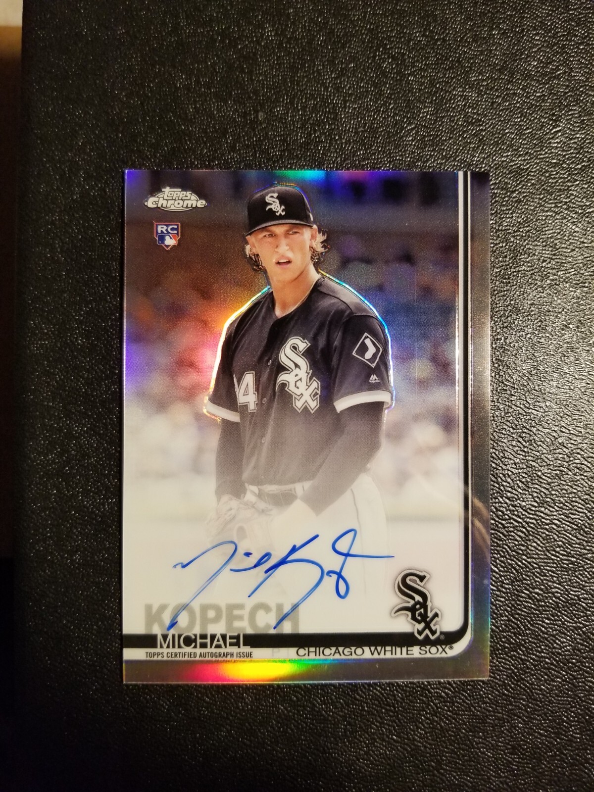 2019 Topps Chrome MICHAEL KOPECH REFRACTOR ON-CARD Rookie Auto #348/499 Dodgers