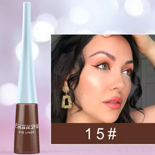 Matita eyeliner colorata 24 ore liquido alto pigmento lunga durata eye liner penna gel - Foto 94 di 110