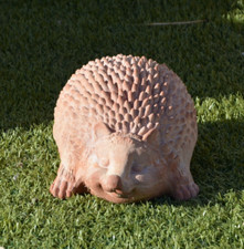 Stutuina riccio in terracotta animali da giardino statua da esterno artigianale