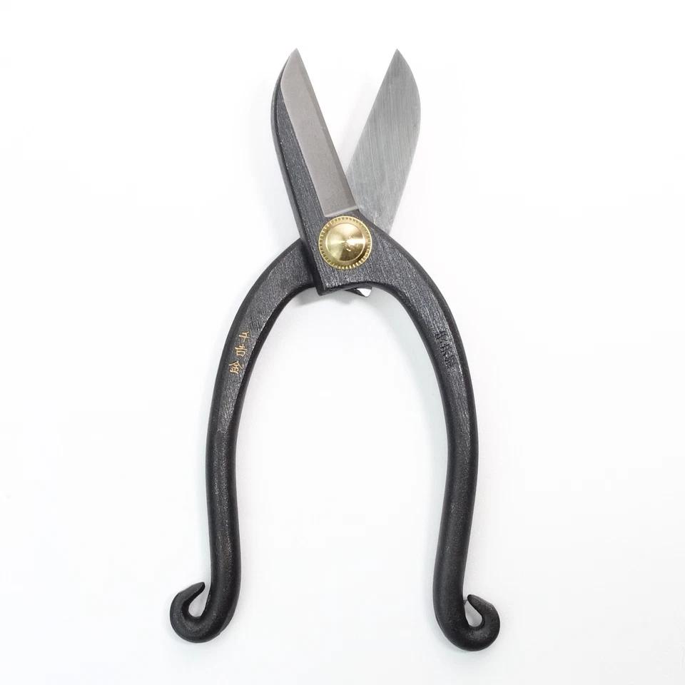 Tijeras Senkichi Gold Bonsai Ikenobo - Tijeras de alta resistencia de 165 mm con agarre abierto Foto 2 de 4