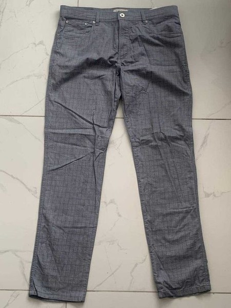 Men Bugatti Trousers Grey