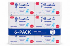 Johnson's Baby Soap 75g 6-Pack with Baby Lotion Vitamin E Gentle Care