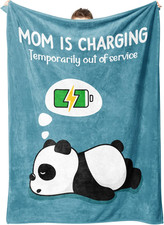 Funny Gifts for Mom Birthday Mother  s Day - Mom's Charging Blanket- New Mom Gift