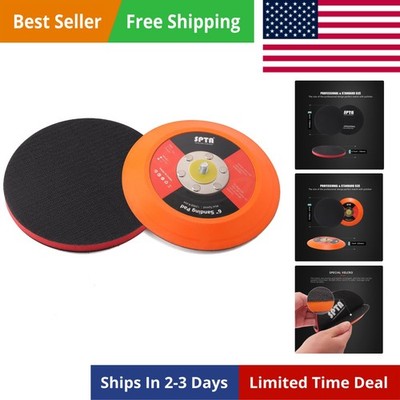 6''150mm Backing Pad Hook and Loop Backing Plate 5/16''-24 Thread DA Air Random...