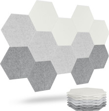 Acoustic Wall Panels 12 Pack Soundproof Foam Sound Absorbing Decor 12x10x0.4