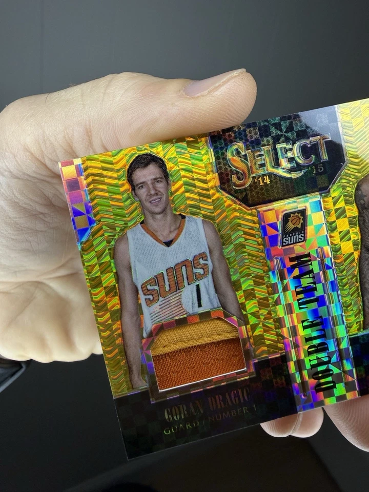 Camisetas Select Double Team Game Worn 2014 #29 Eric Bledsoe Goran Dragic Gold/10 Foto 3 de 4