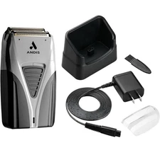 Andis TS-2 17255 Pro Foil Lithium Titanium Foil Shaver, Cord/Cordless