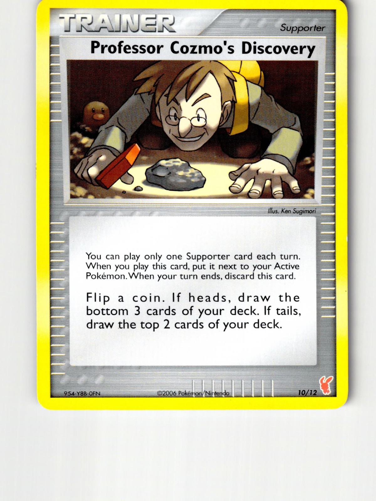 Professor Cozmo's Discovery 10/12 EX Trainer Kit 2 Plusle Pokemon MP