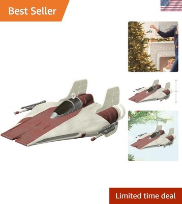 Hanging A-Wing Fighter Christmas Ornament 2025 - Perfect Gift for Star Wars Fans