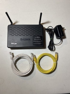 D-Link DSL-2750B Wireless N Router 300MBPS 4-Port Ethernet Verizon Modem