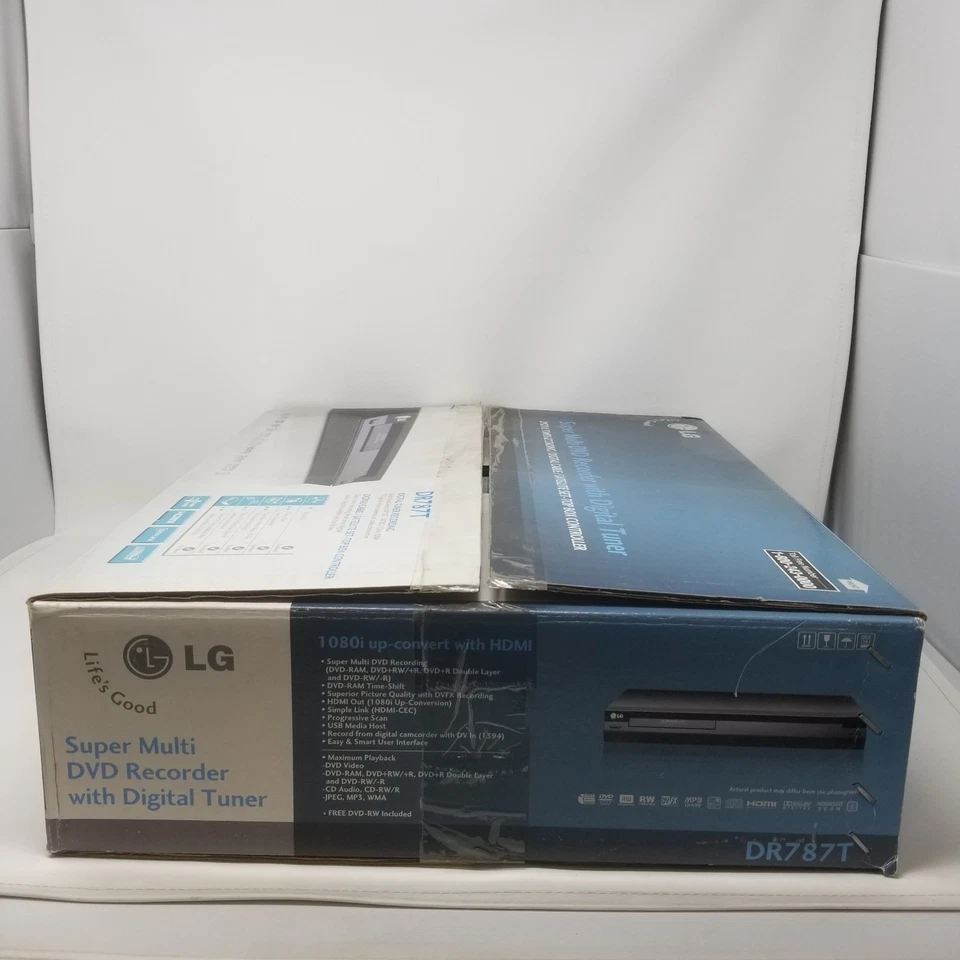LG DR787T Digital Super Multi DVD Recorder Remote Quick Setup Guide EUC w Box - Image 4 of 4