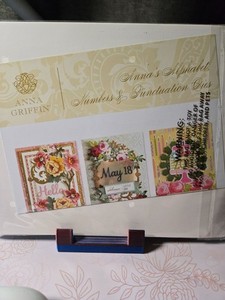 ANNA GRIFFIN "ALPHABET, NUMBERS & PUNCTUATION DIES" New In Package