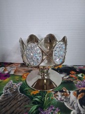 Bath and Body Works Sparkly Rhinestone Candle Holder For A 3 Wick Candle
