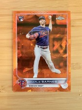 2022 Topps Chrome Sapphire Edition #641 /25 SSP Charlie Barnes Rookie Twins