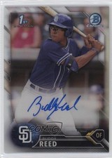 2016 Bowman Draft Chrome Pick Refractor 71/499 Buddy Reed #CDA-BRE Auto 2a9