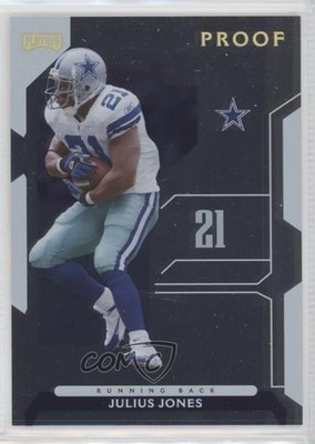 2006 Playoff NFL Playoffs Gold Proof 43/100 Julius Jones #31 0a7