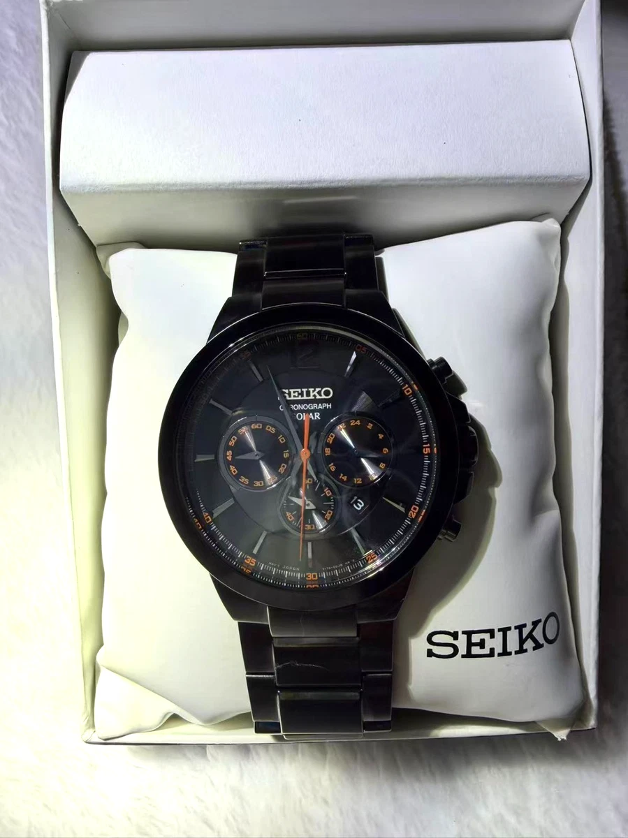 Seiko Solar Chronograph Quartz Wristwatches for sale | eBay