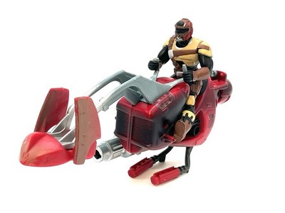 1996 Star Wars Shadows Of The Empire Swoop Bike With Pilot 3.75 