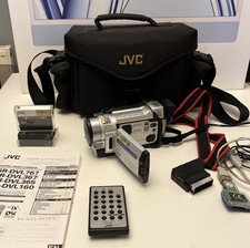 Boxed - JVC GR-DVL367EK Handheld MiniDV Cassette CCD Camcorder Silver Tested PAL