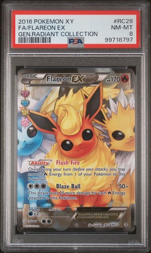 Flareon-EX graded PSA 8 for sale on eBay