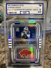 2022 Panini Donruss Optic Stefon Diggs LL-17 NM 8