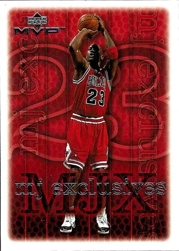 1999 Upper Deck MVP MICHAEL JORDAN Exclusives Card 188 Chicago Bulls HOF