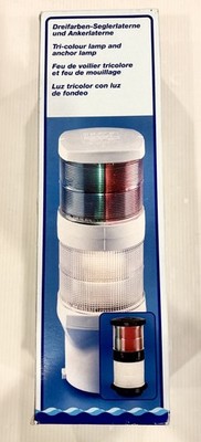 Hella Marine Tri-Color Navigation Light with Anchor Light