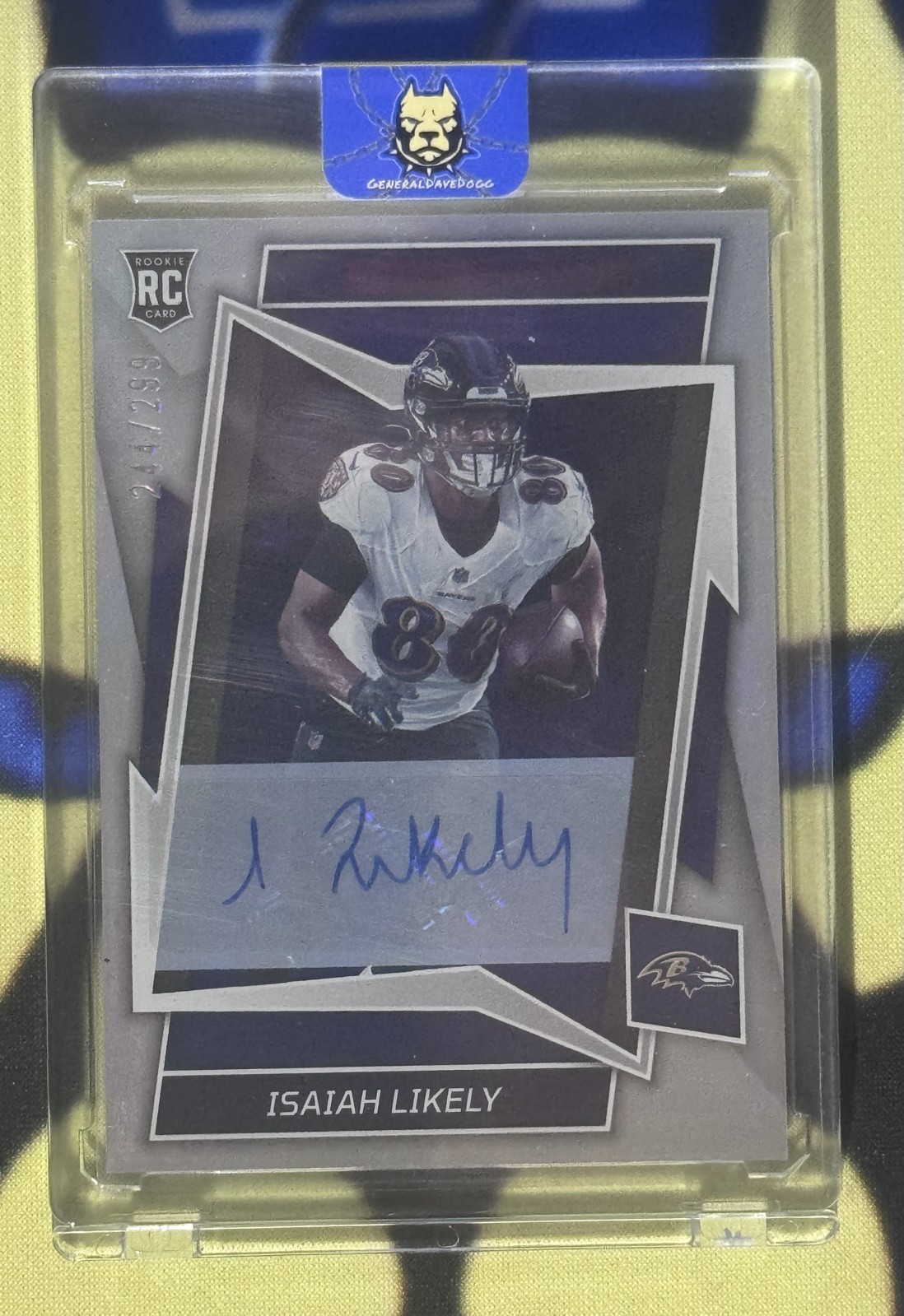 2022 Panini Rookies & Stars - Rookies Isaiah Likely #168 Signatures /299 Ravens